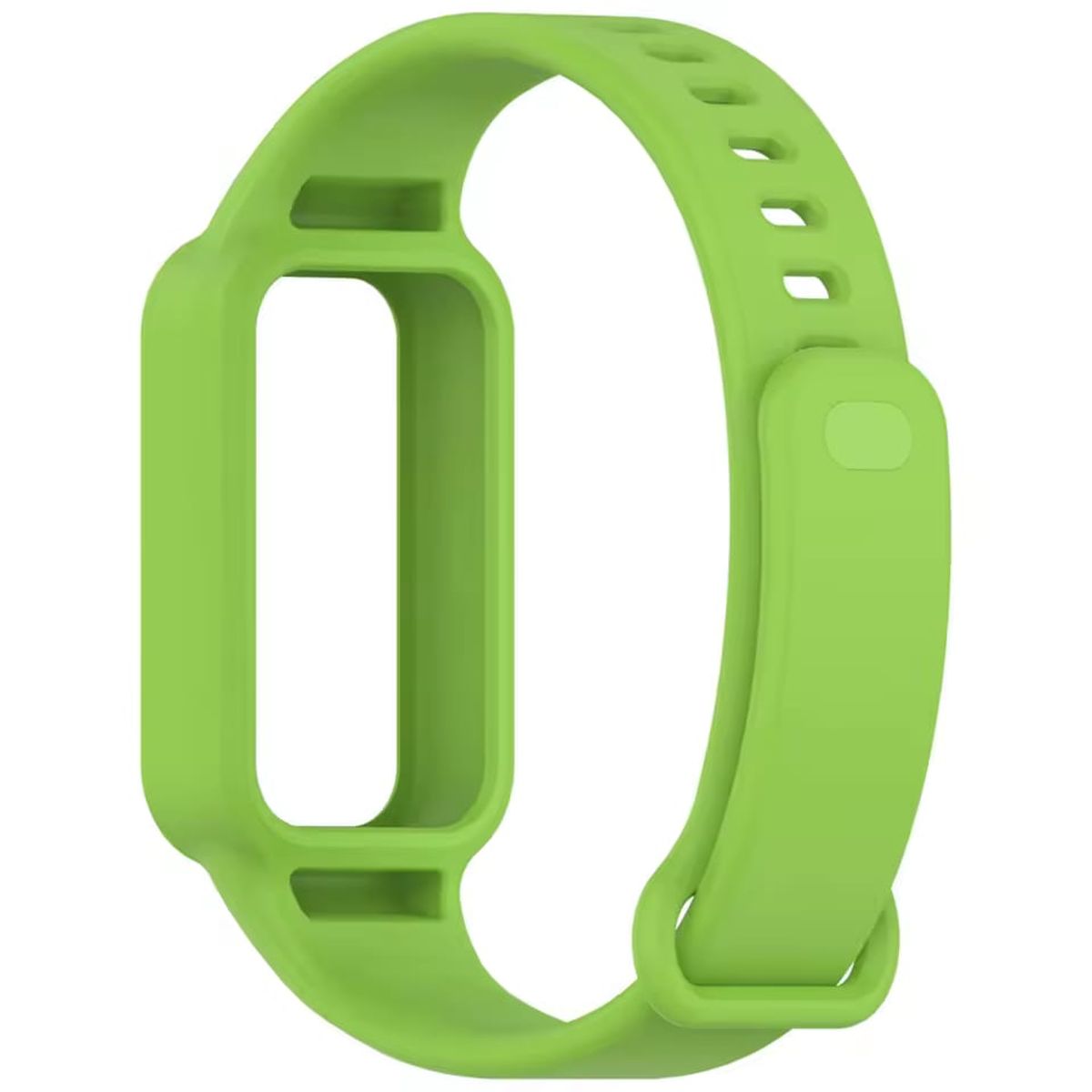 GENERICO - CORREA DE SILICONA PARA XIAOMI SMART BAND 9 ACTIVE VERDE LIMA