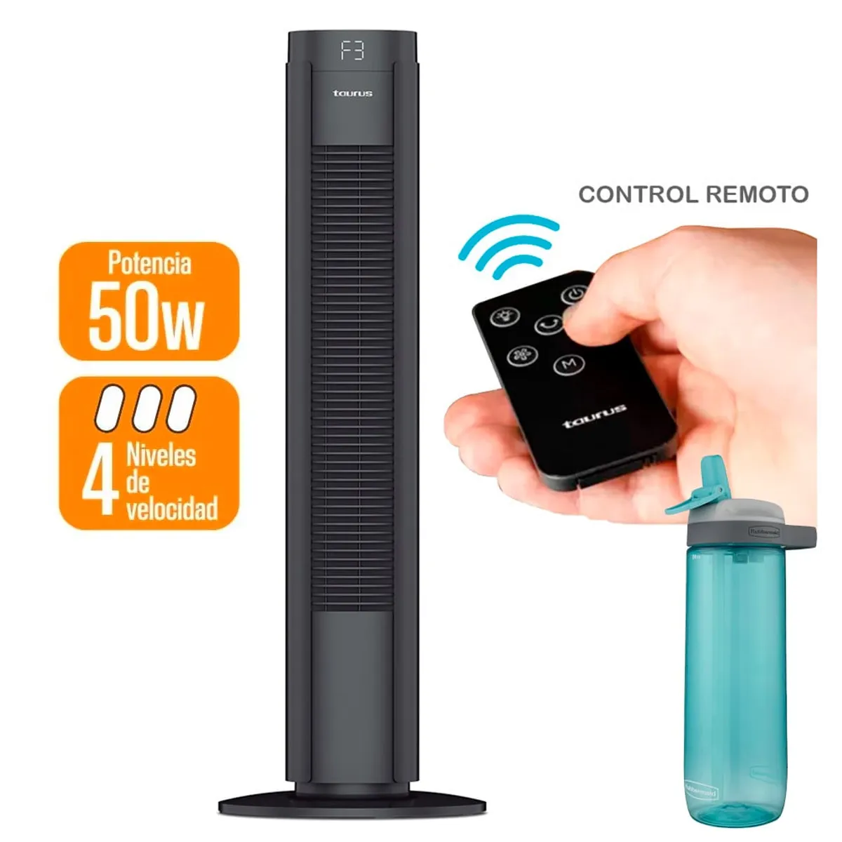 TAURUS - Ventilador de Torre Babel Digital Taurus mas Kit