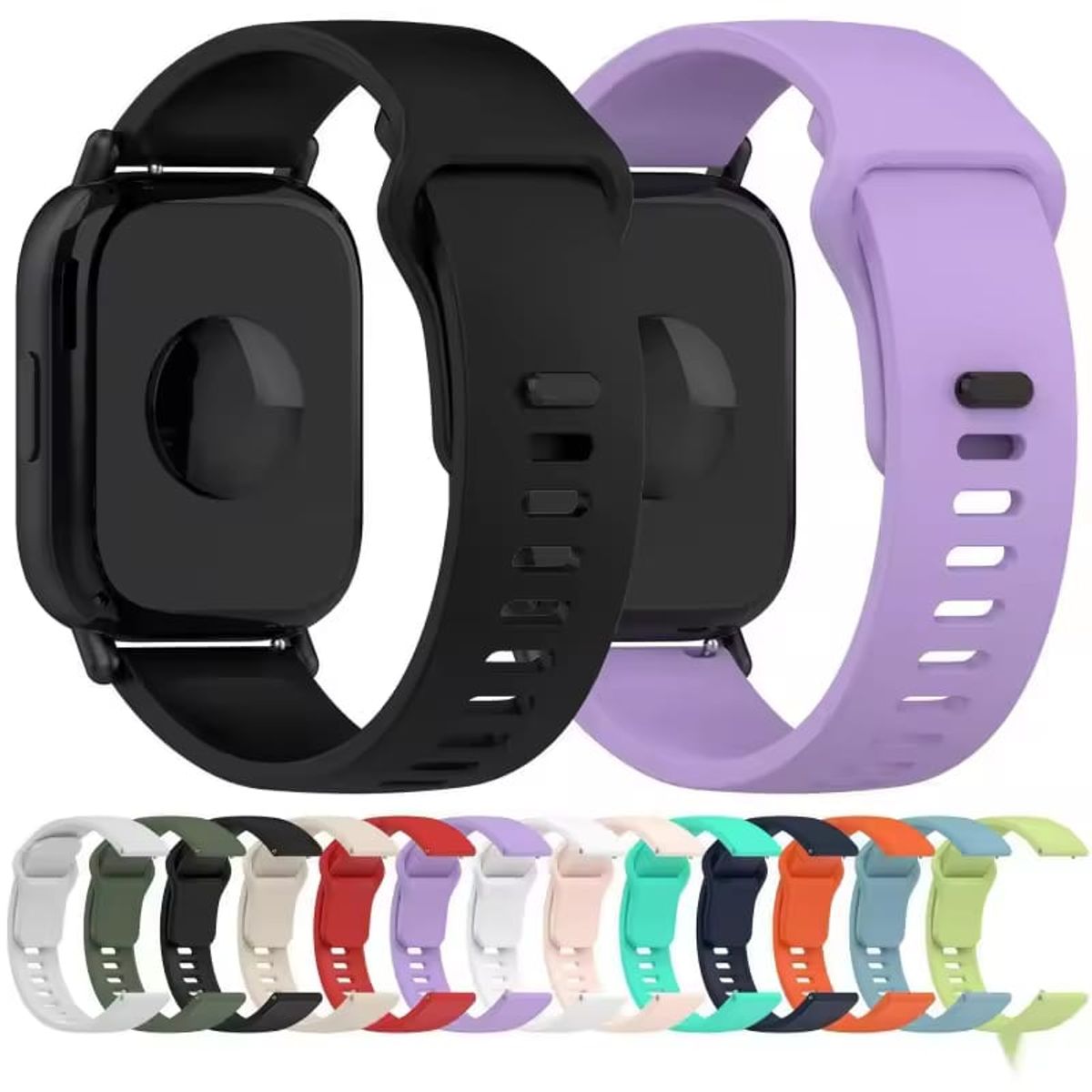 GENERICO - CORREA DE SILICONA PARA REDMI MI WATCH 5 ACTIVE / 5 LITE BLANCO