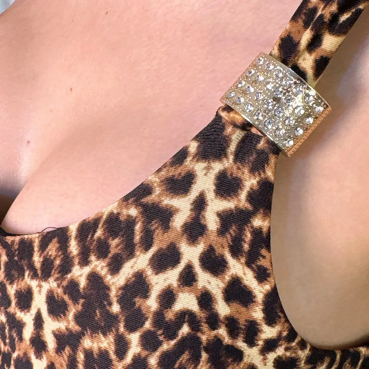 KATE LARRAIN - Ropa de baño enterizo mujer Leopard