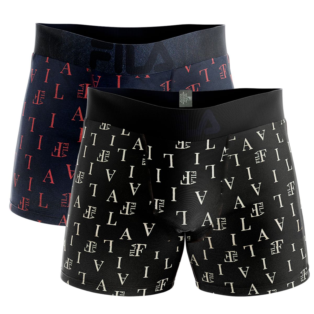 FILA - Pack x2 Bóxer Fila Let  Multicolor