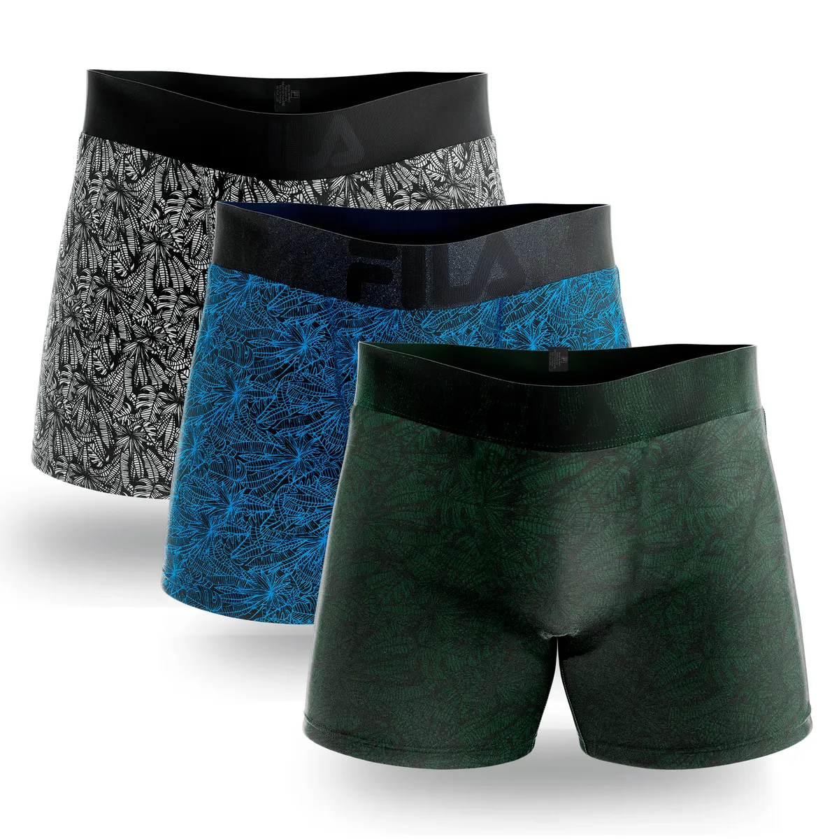 FILA - Pack x3 Bóxer Fila Jungle  Multicolor