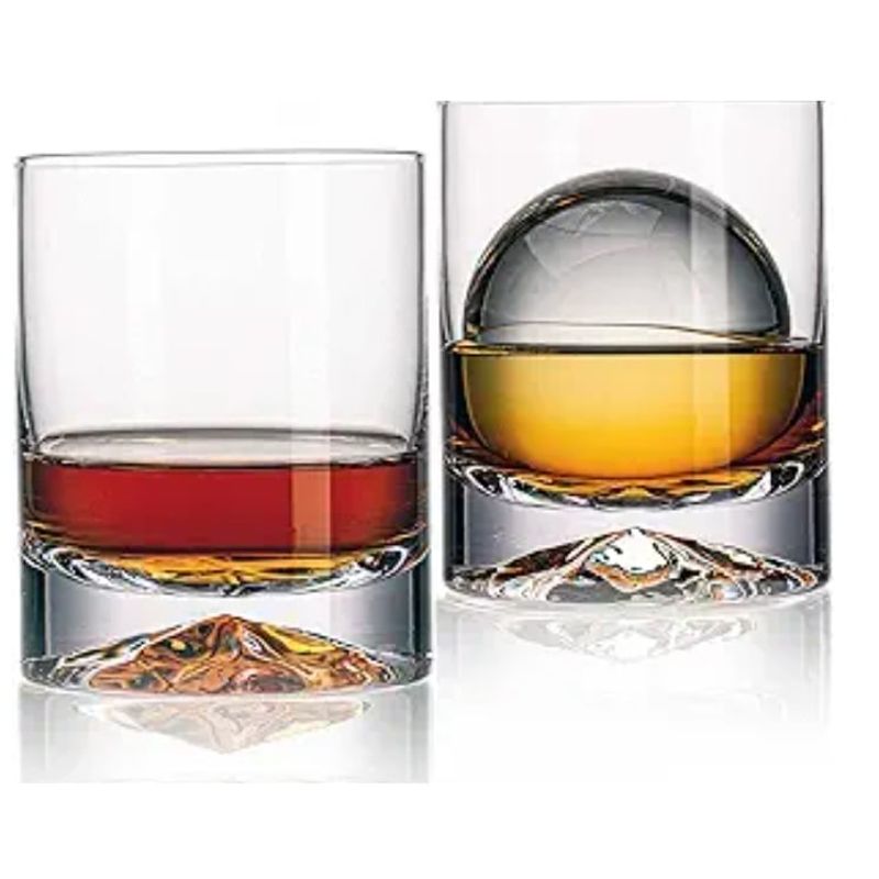 GENERICO - Pack de 6 Vasos Wiskeros Montaña 350 Ml