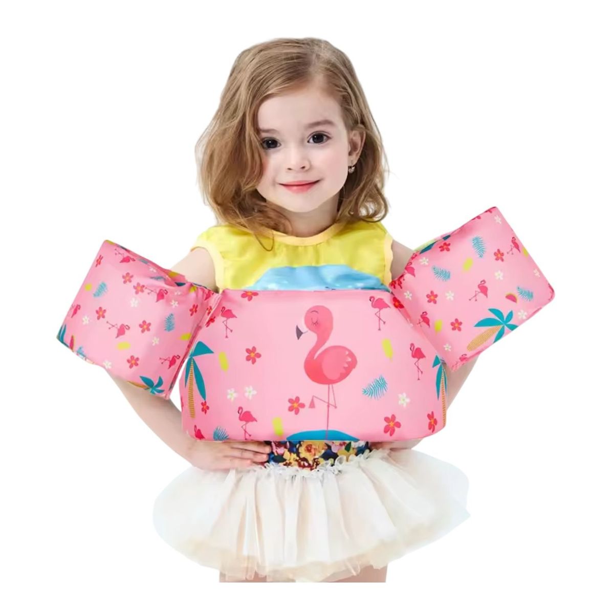 GENERICO - Chaleco Flotador con Brazos Flamingo Rosita