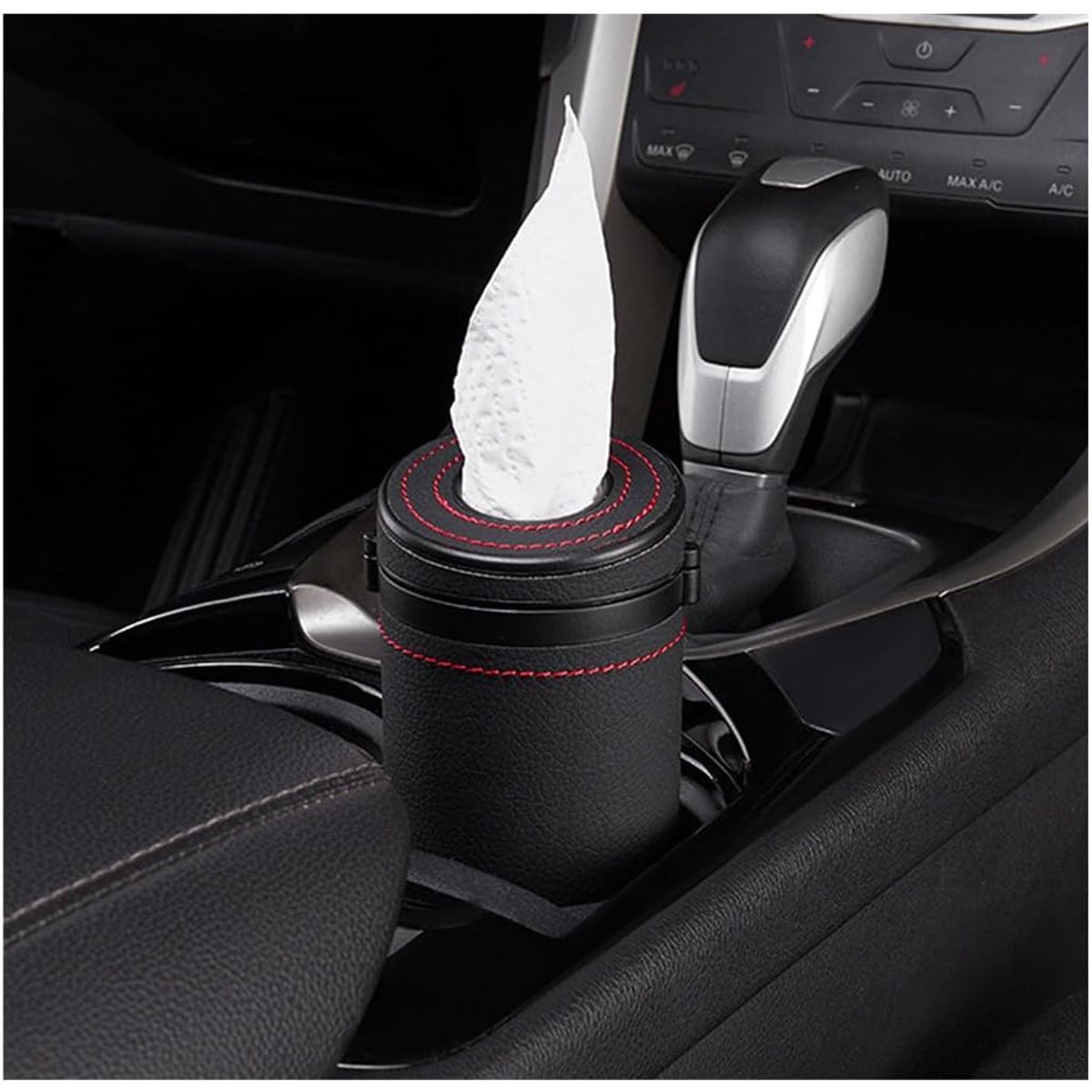 CARJOLLITY - Tacho de basura PREMIUM caja de pañuelos auto camioneta