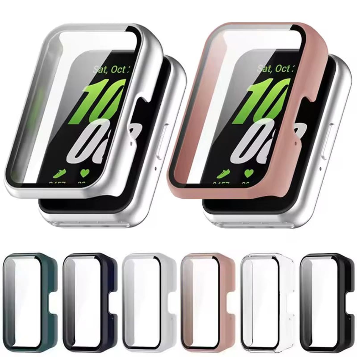 GENERICO - Case de TPU para Samsung Galaxy Fit 3 Blanco