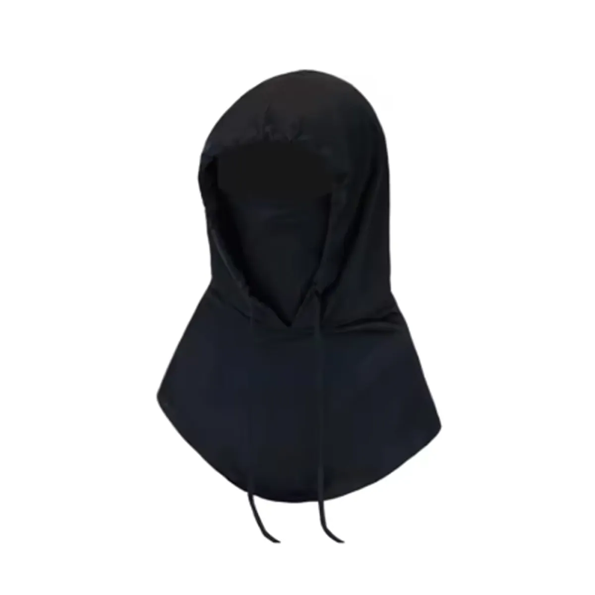 GENERICO - PASAMONTAÑA BANDANA CON CAPUCHA PROTECCIÓN UV NEGRO