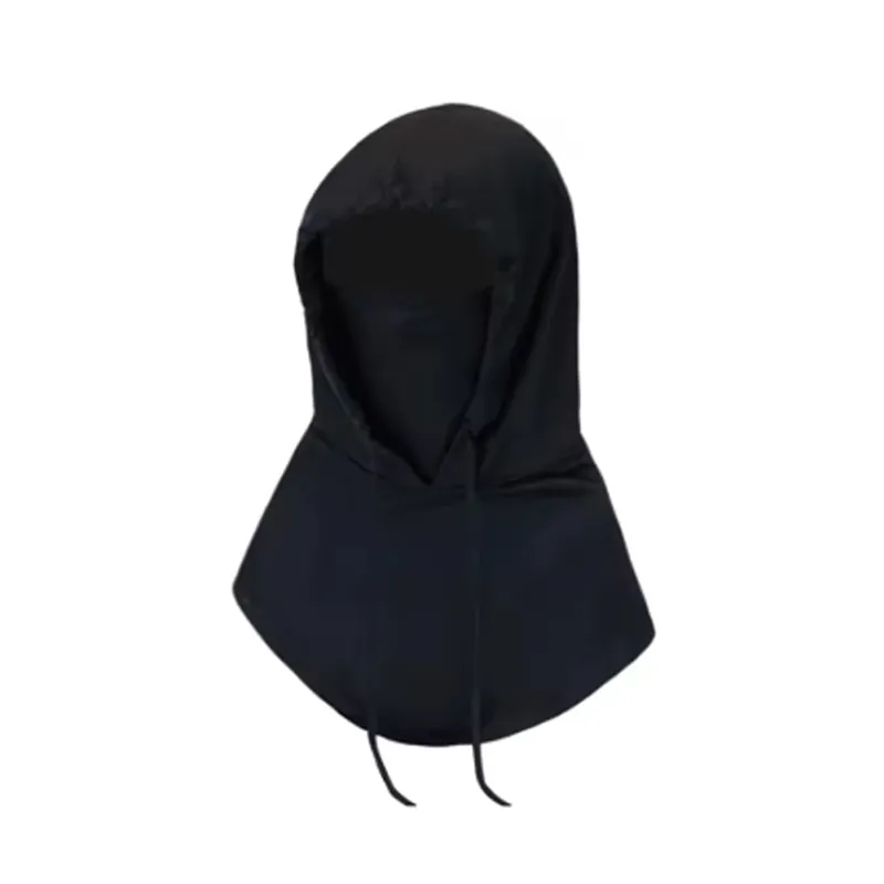 GENERICO - PASAMONTAÑA BANDANA CON CAPUCHA PROTECCIÓN UV NEGRO