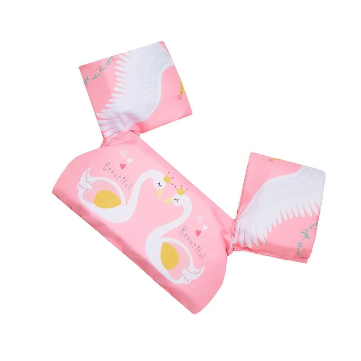 GENERICO - Chaleco Flotador con Brazeros Cisne Rosadito