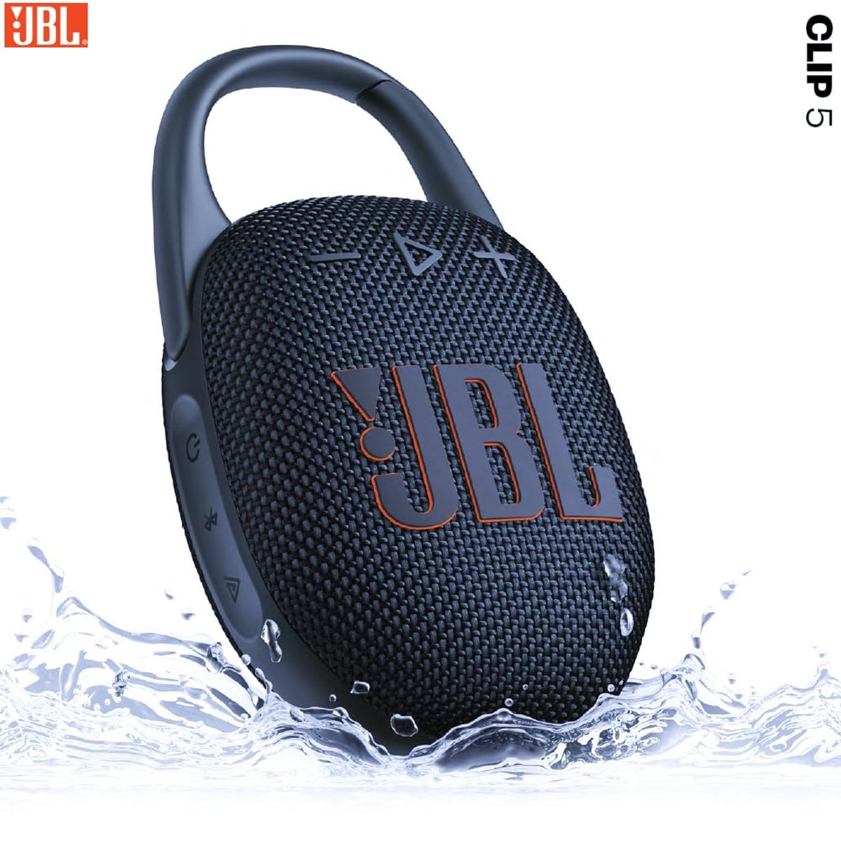 JBL - JBL CLIP 5 Parlante Bluetooth 5.3 Portatil Acuatico IP67 Extra Bass