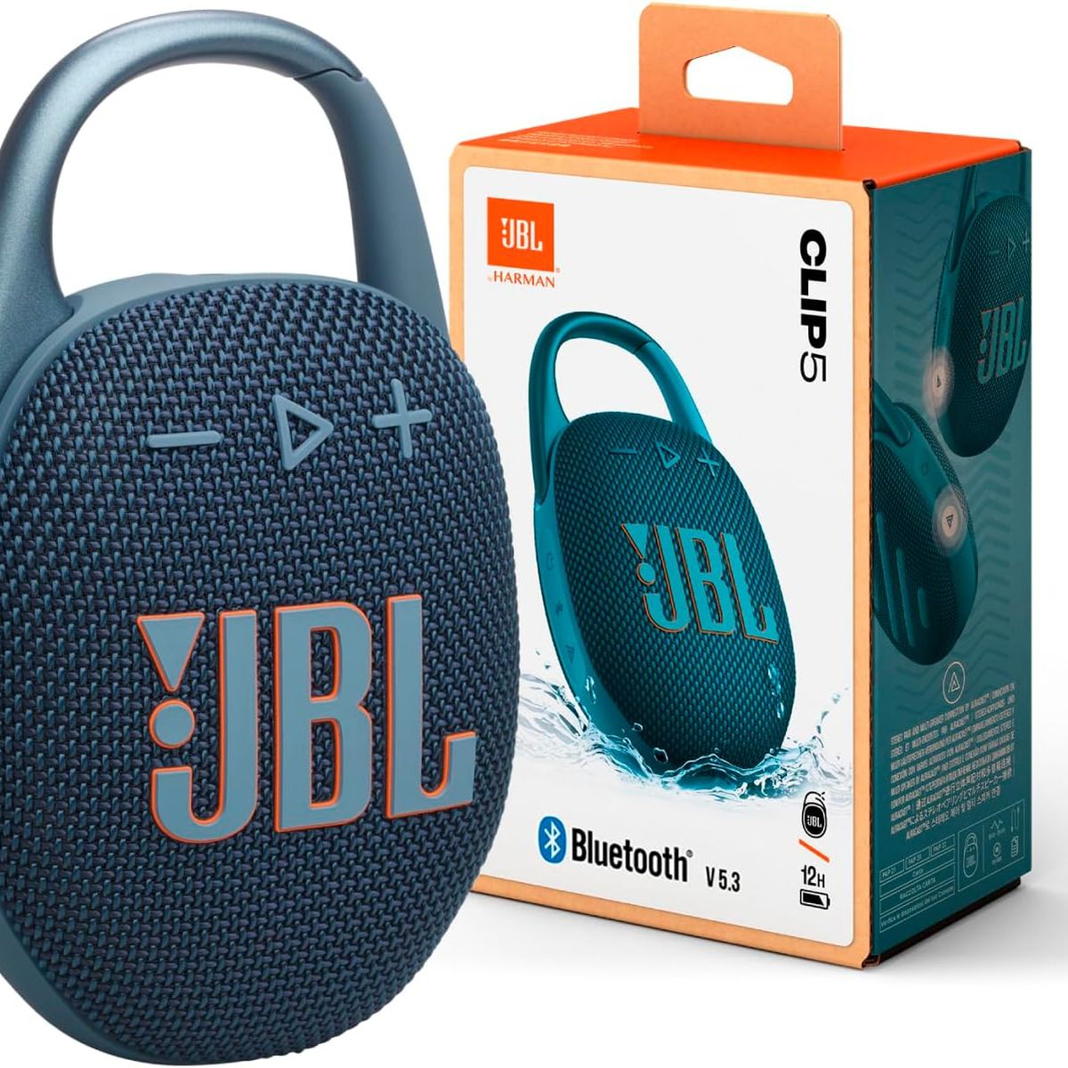 JBL - JBL CLIP 5 Parlante Bluetooth 5.3 Portatil Acuatico IP67 Extra Bass