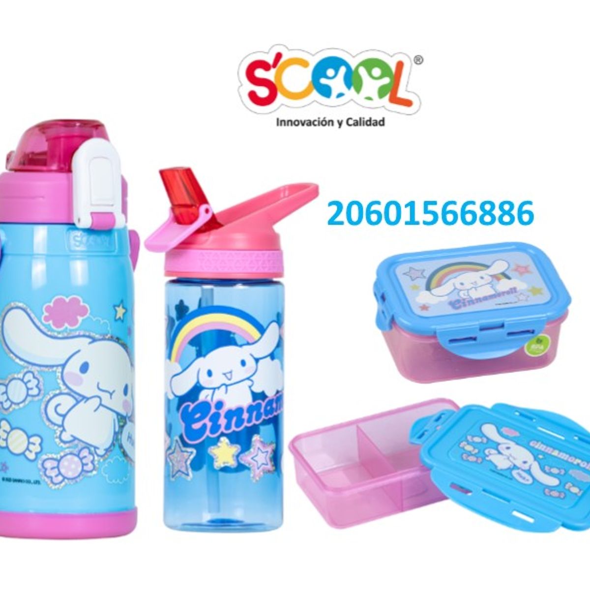 SCOOL - SET MENAJE X4 SCOOL MAGIC CINNAMOROLL