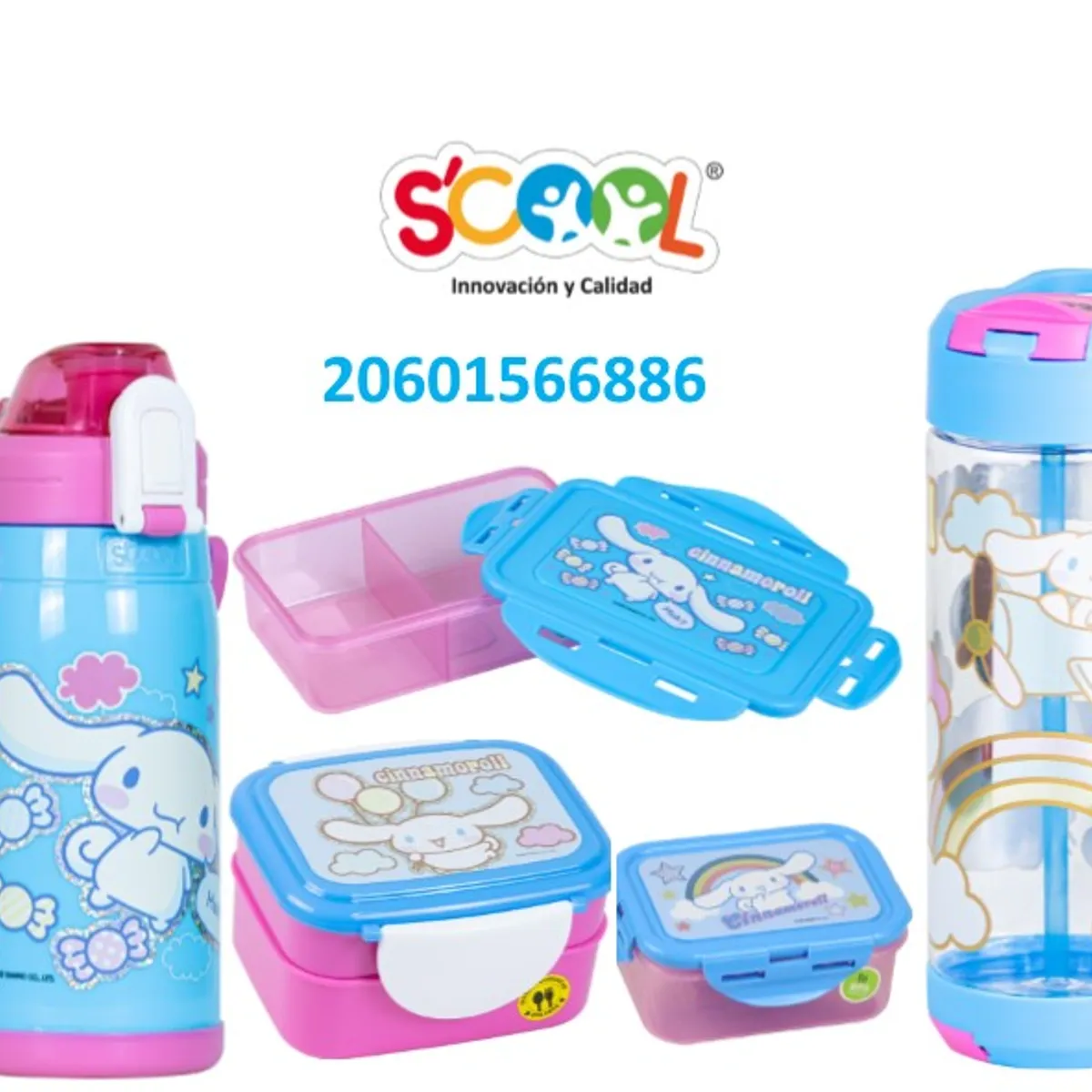 SCOOL - SET MENAJE X5 SCOOL CINNAMOROLL