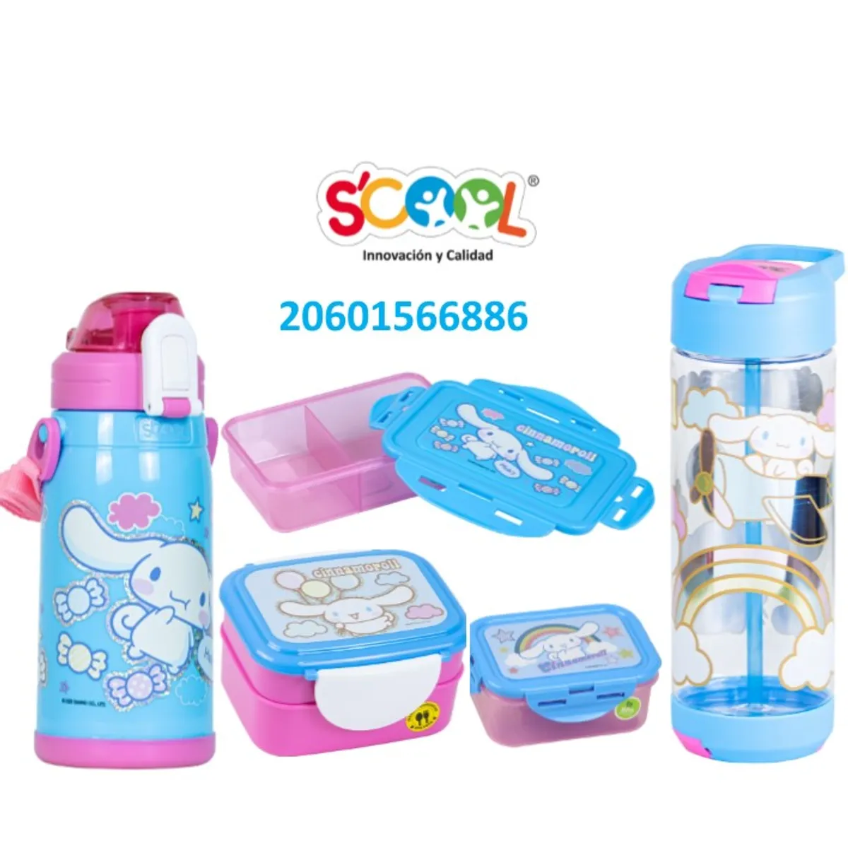 SCOOL - SET MENAJE X5 SCOOL CINNAMOROLL