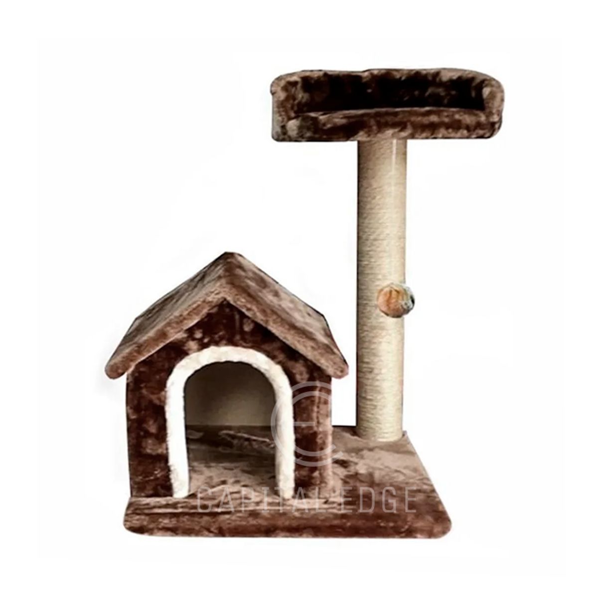 GENERICO - Rascador Gimnasio 2 Pisos Para Gatos