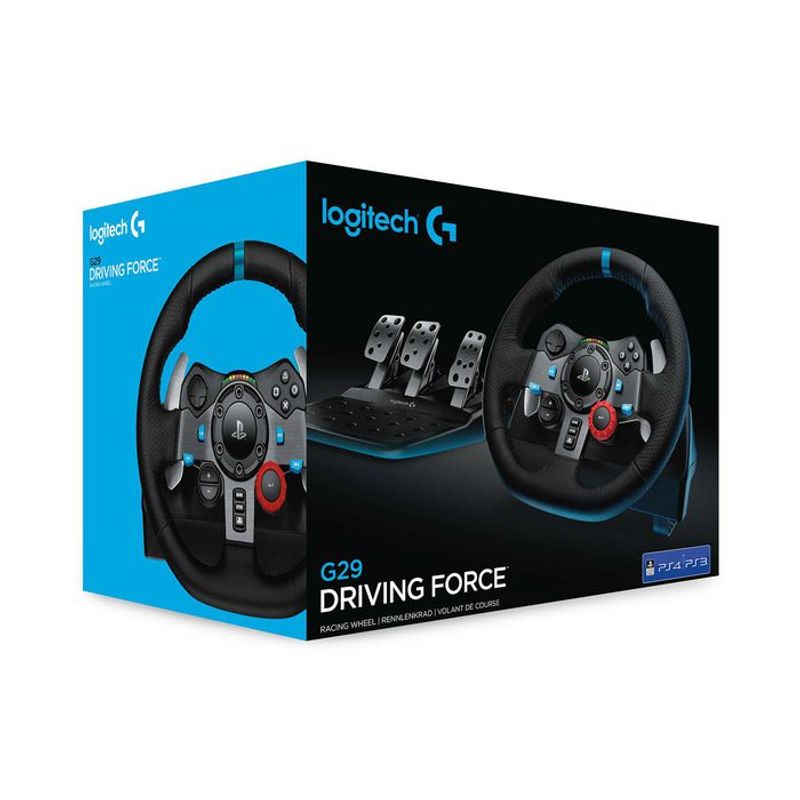 LOGITECH - TIMON CON PEDAL LOGITECH G29 RACING WHEEL PS5 PS4 PS3 PC