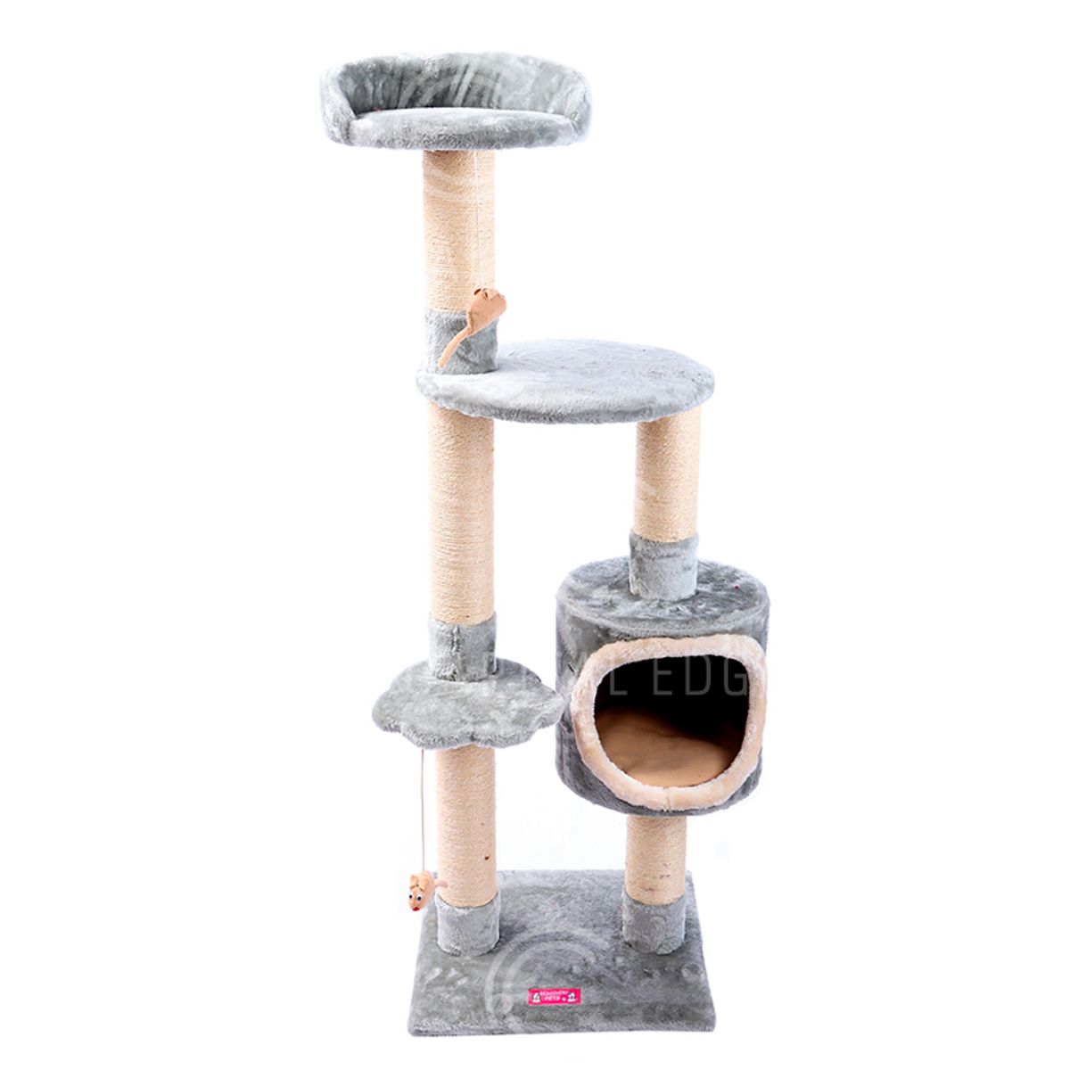 GENERICO - Rascador Top De Gatos Gris