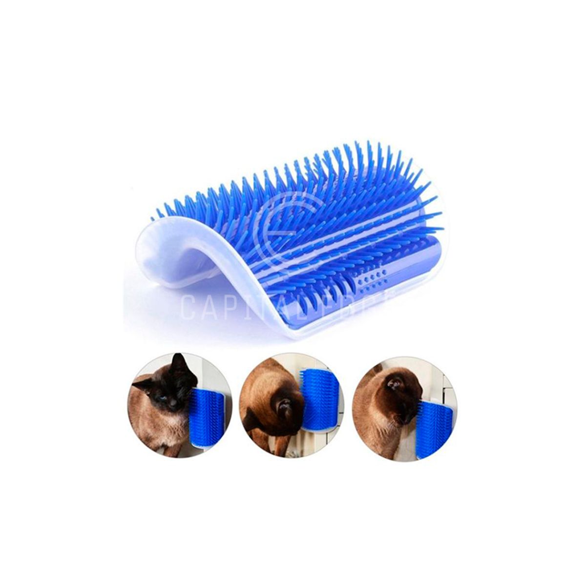 GENERICO - Masajeador De Gato Azul