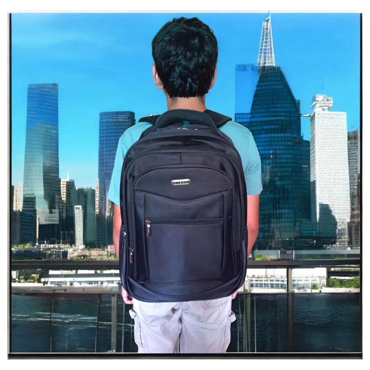 GENERICO - Mochila  Porta Laptop 16" Wubwa 502 - Premium Unisex Negro