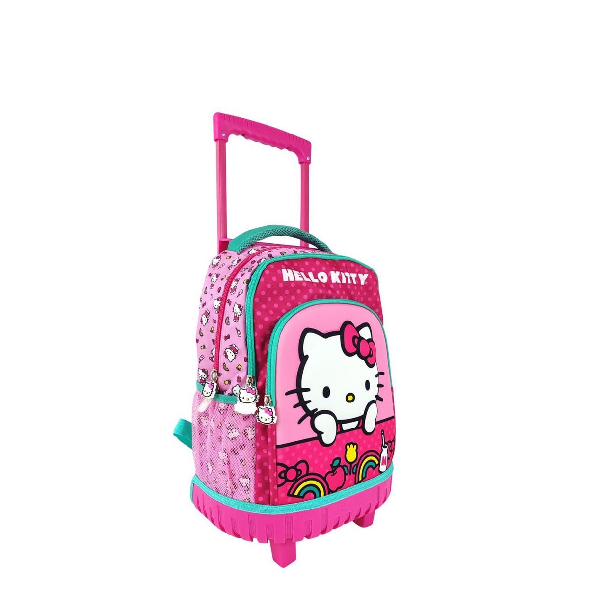 SCOOL - SET MOCHILA HELLO KITTY OFICIO MALETA MOCHIRUEDAS PLUS PREMIUM 3 PZAS