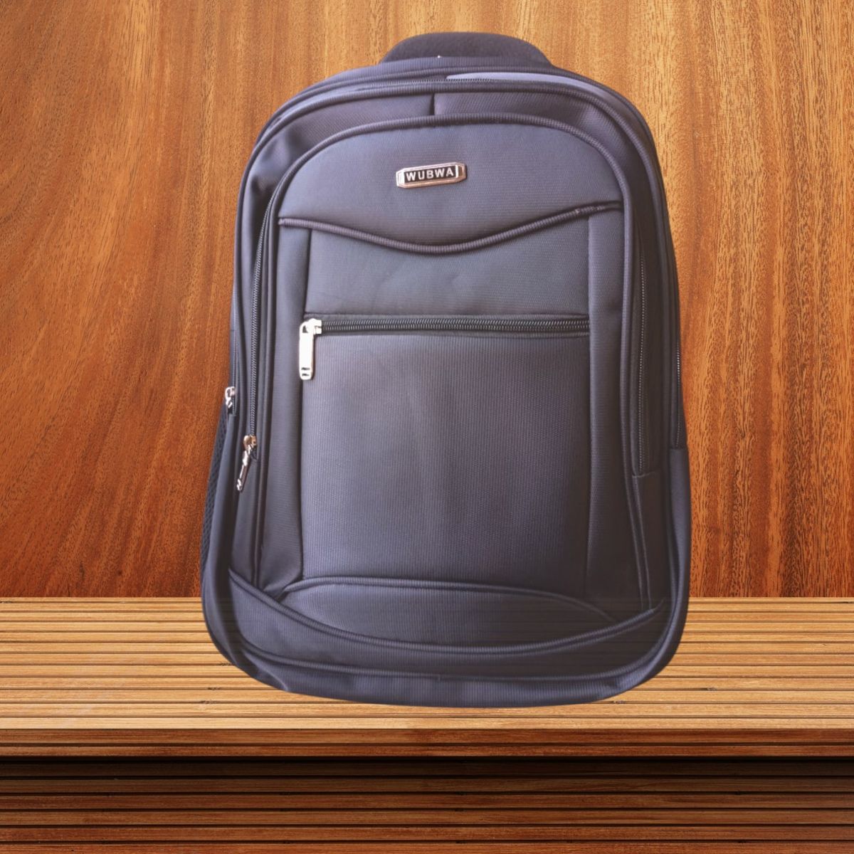 GENERICO - Mochila Porta Laptop 16" Wubwa 502 con 4 bolsillos Unisex Gris