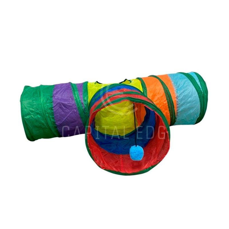 GENERICO - Tunel Para Gato Arcoiris