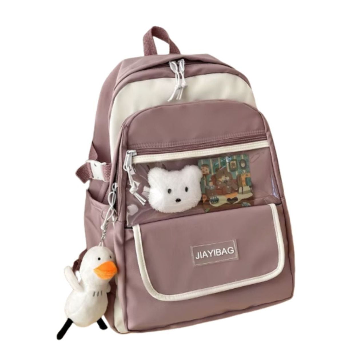 GENERICO - Mochila portatil escolar Kawaii de gran capacidad impermiable