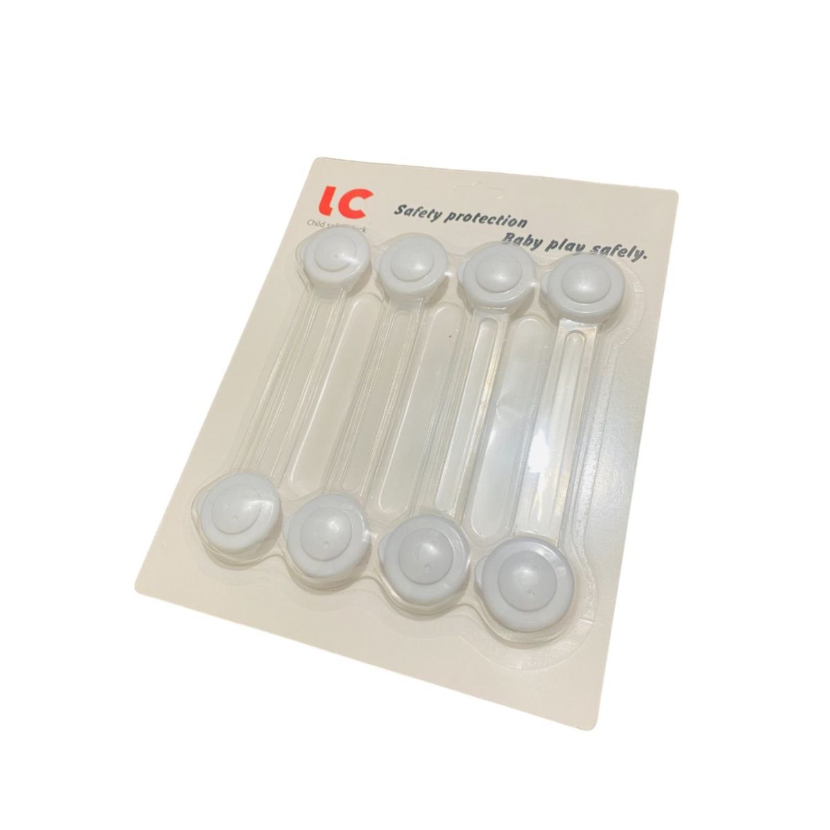 GENERICO - Seguros Cajonero Niños Pack x 8 Unds Blanco