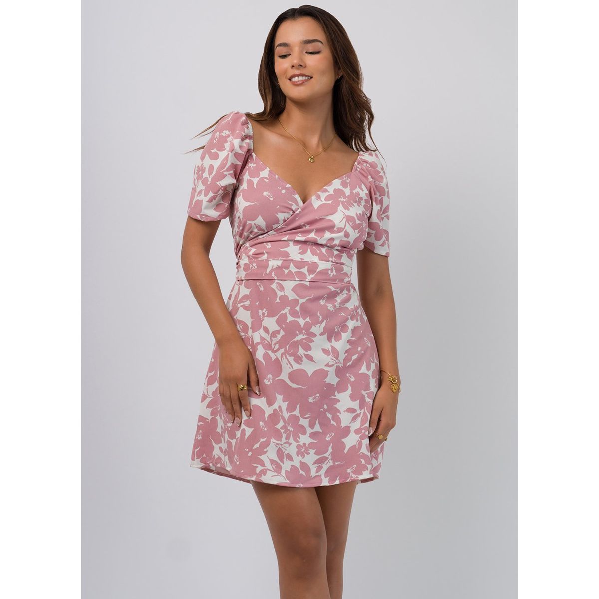 DOLCATTA - Vestido Envolvente Eternity - Rose Color - Dolcatta