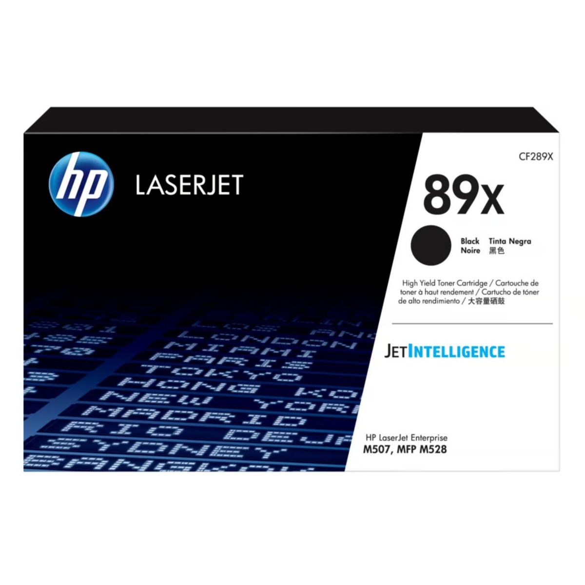 HP - TONER HP CF289X 89X NEGRO 10K PAG M507 M528 MFP