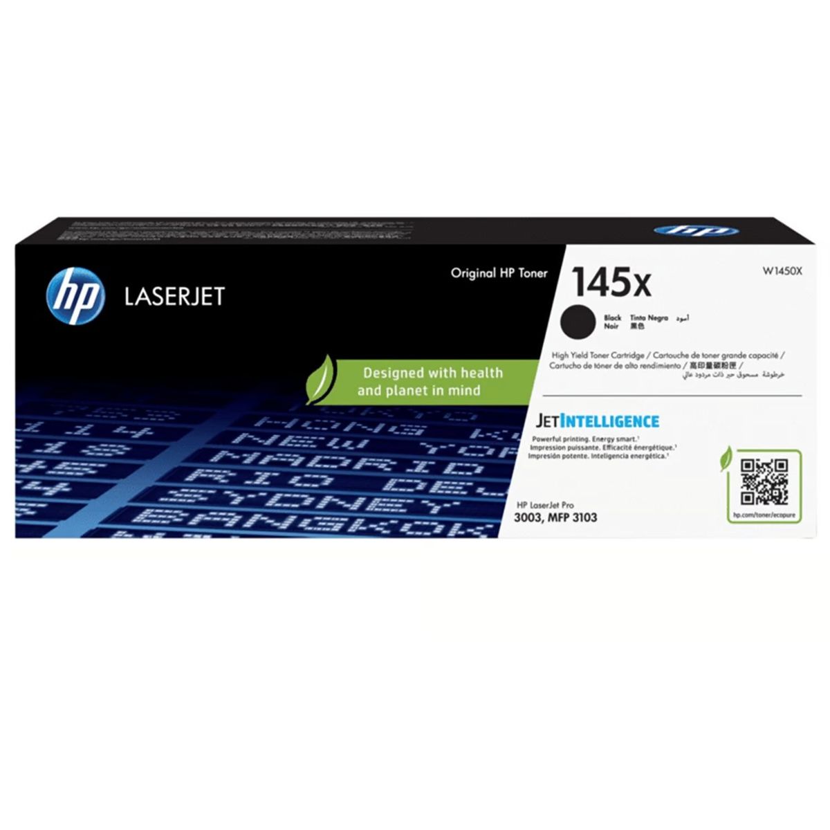 HP - TONER HP W1450X (145X) NEGRO 3,800 Pag Pro 3001/3002/3003/3004