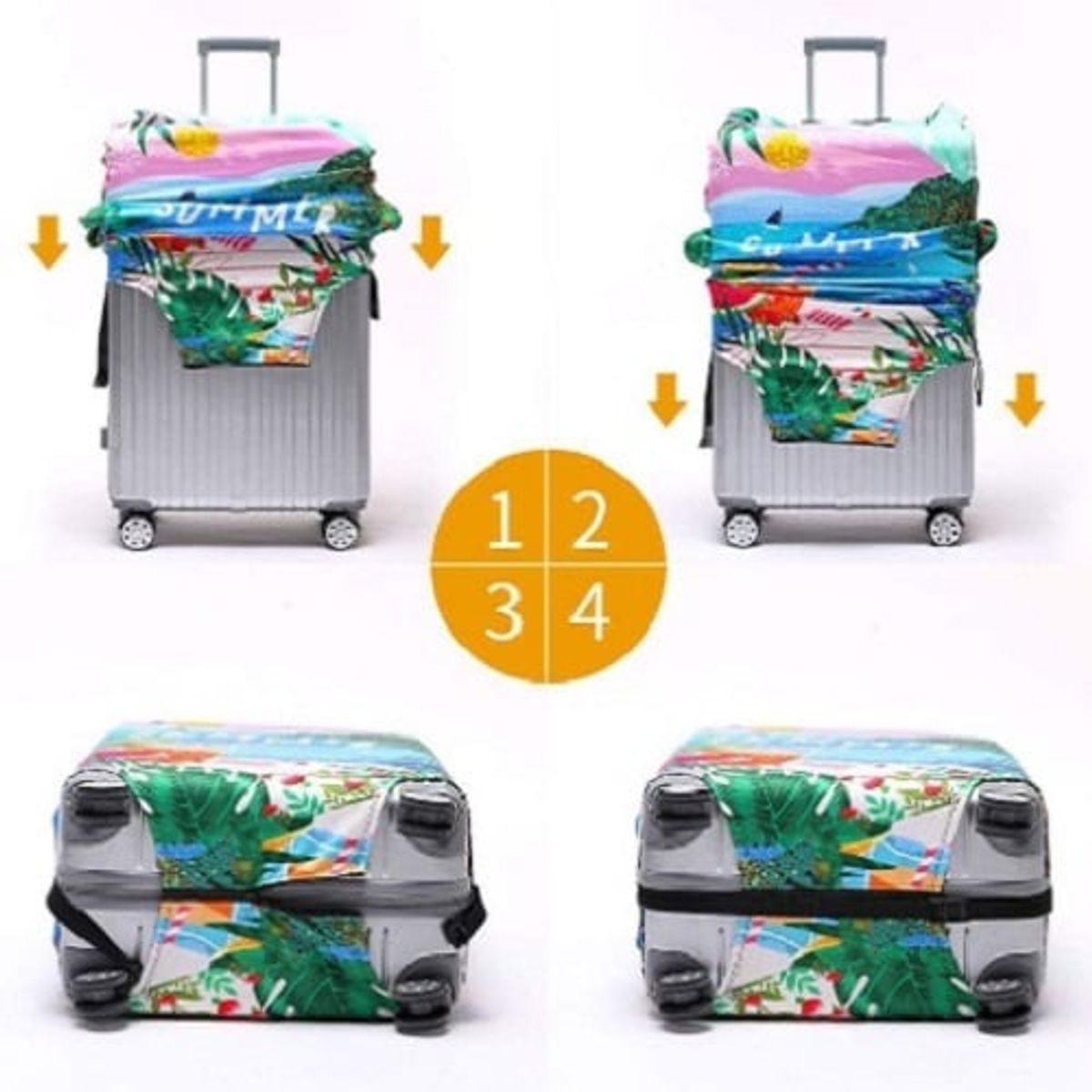 GENERICO - FUNDA PROTECTORA PARA MALETA ANTIRAYAS E IMPERMEABLE TALLA S