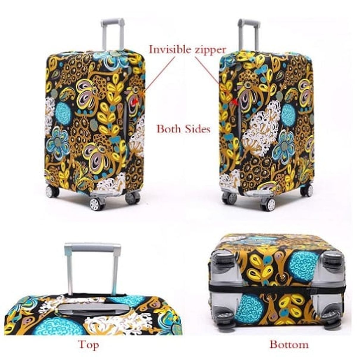 GENERICO - FUNDA PROTECTORA PARA MALETA ANTIRAYAS E IMPERMEABLE TALLA S