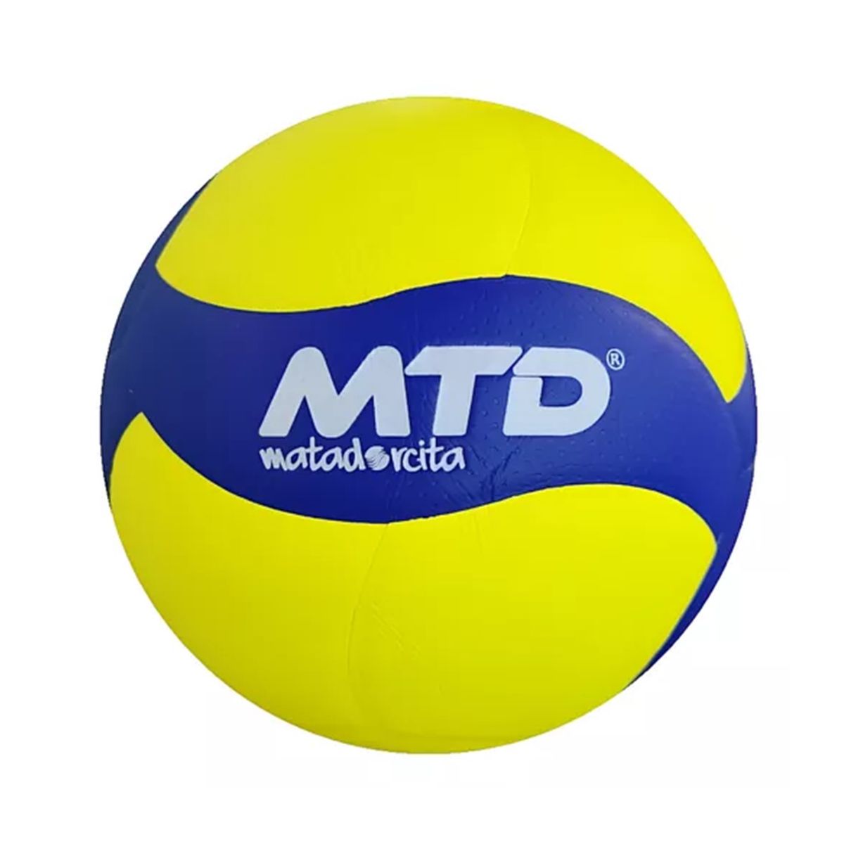 MTD - PELOTA PARA VÓLEY TALLA 5 PU MTD-410 AMARILLO NEÓN  AZUL