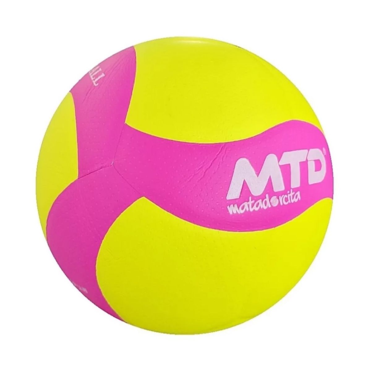 MTD - PELOTA PARA VÓLEY TALLA 5 PU MTD-410 AMARILLO NEÓN FUCSIA