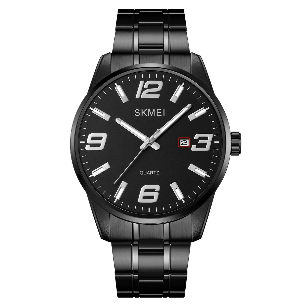 SKMEI - Reloj Skmei 2087 NEGRO Fecha analógo