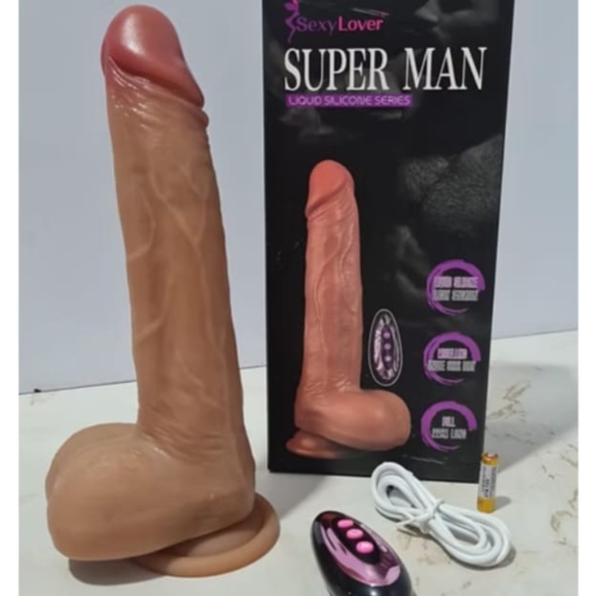 GENERICO - Vibrador CONSOLADOR SUPER  REALISTA VENOSO  DILDO 22CM  FULL