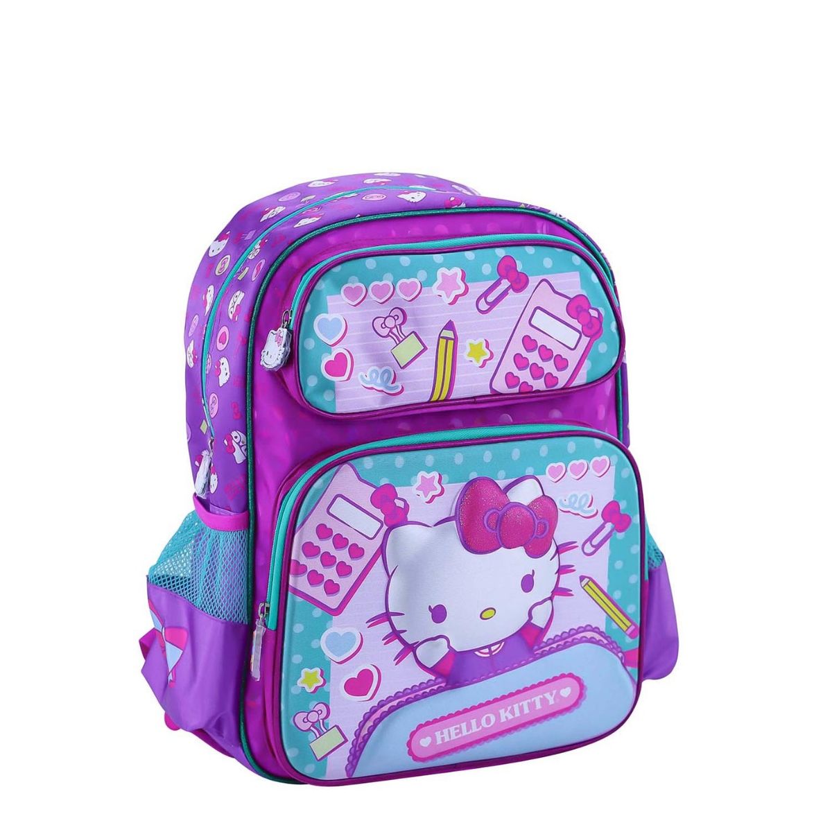 SCOOL - SET MOCHILA HELLO KITTY MALETA ESPALDA REFORZADO CARTUCHERA LONCHERA