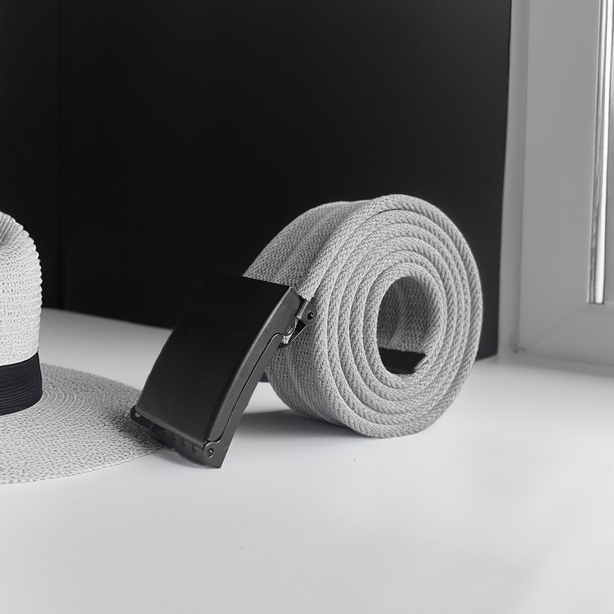 GENERICO - CORREA TÁCTICA DE ALGODON PLOMO