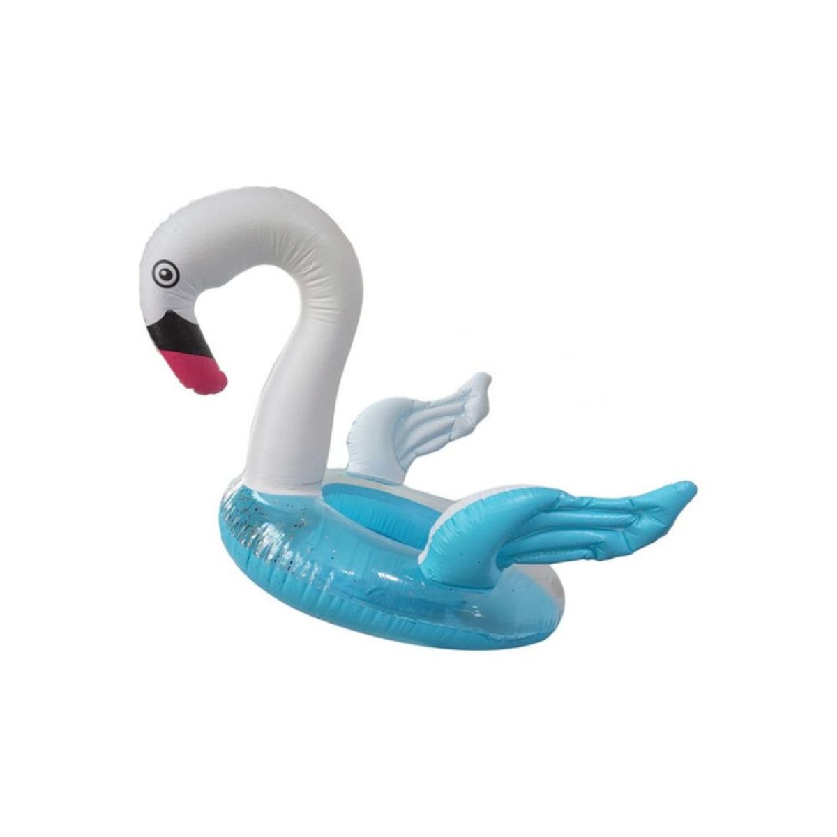 GENERICO - Flotador de Cisne con escarcha 73x45 cm