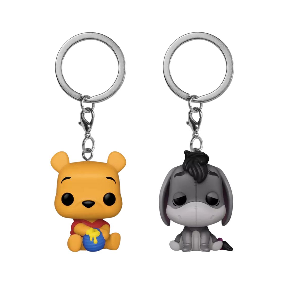 FUNKO - Llaveros Winnie the Pooh y Eeyore - Pocket Keychain Disney