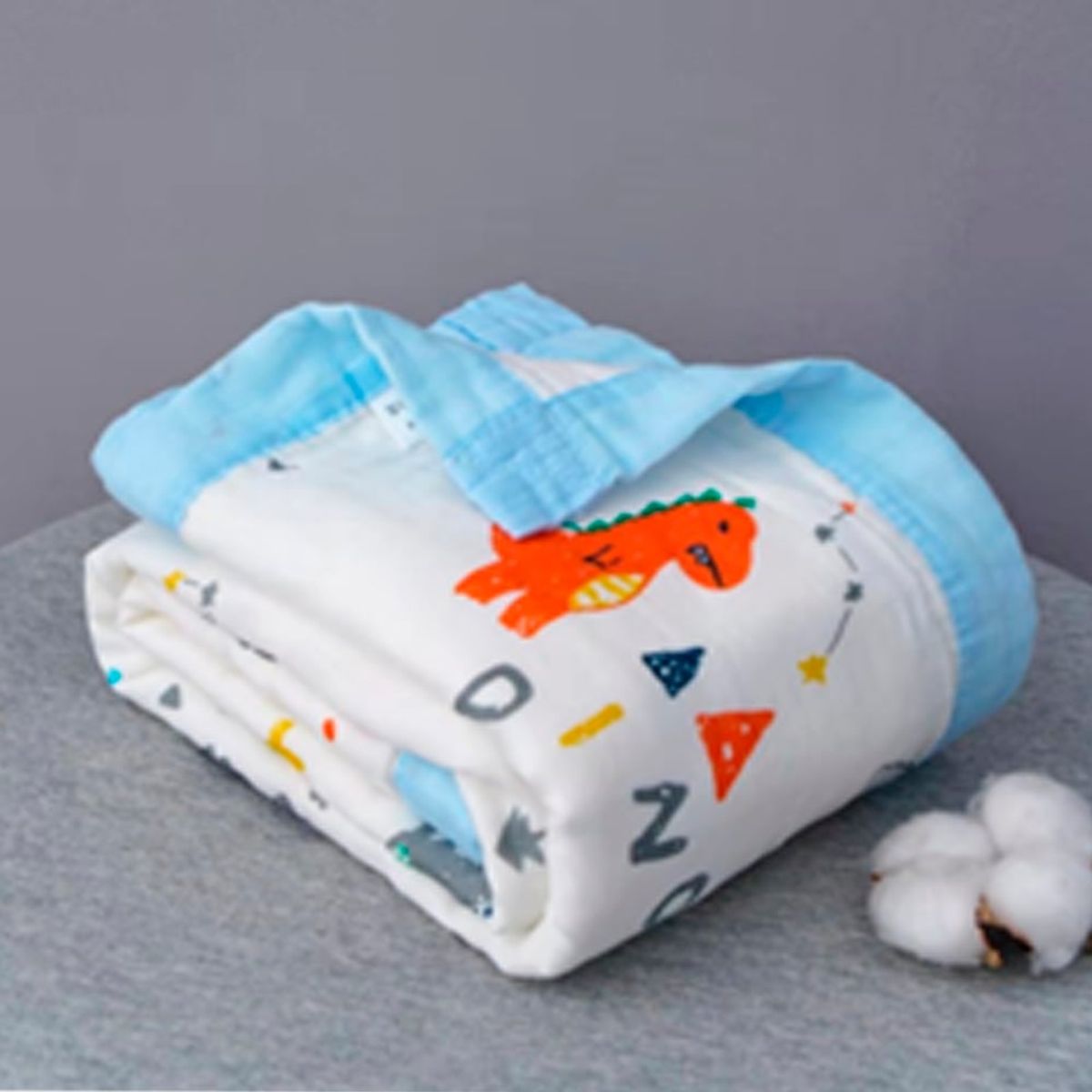 GENERICO - Manta de Muselina para Bebé 100% Algodón 6 Capas