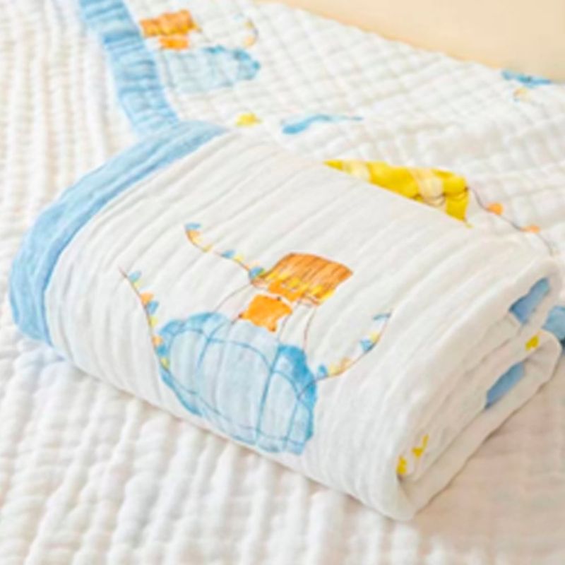 GENERICO - Manta de Muselina para Bebé 100% Algodón 6 Capas