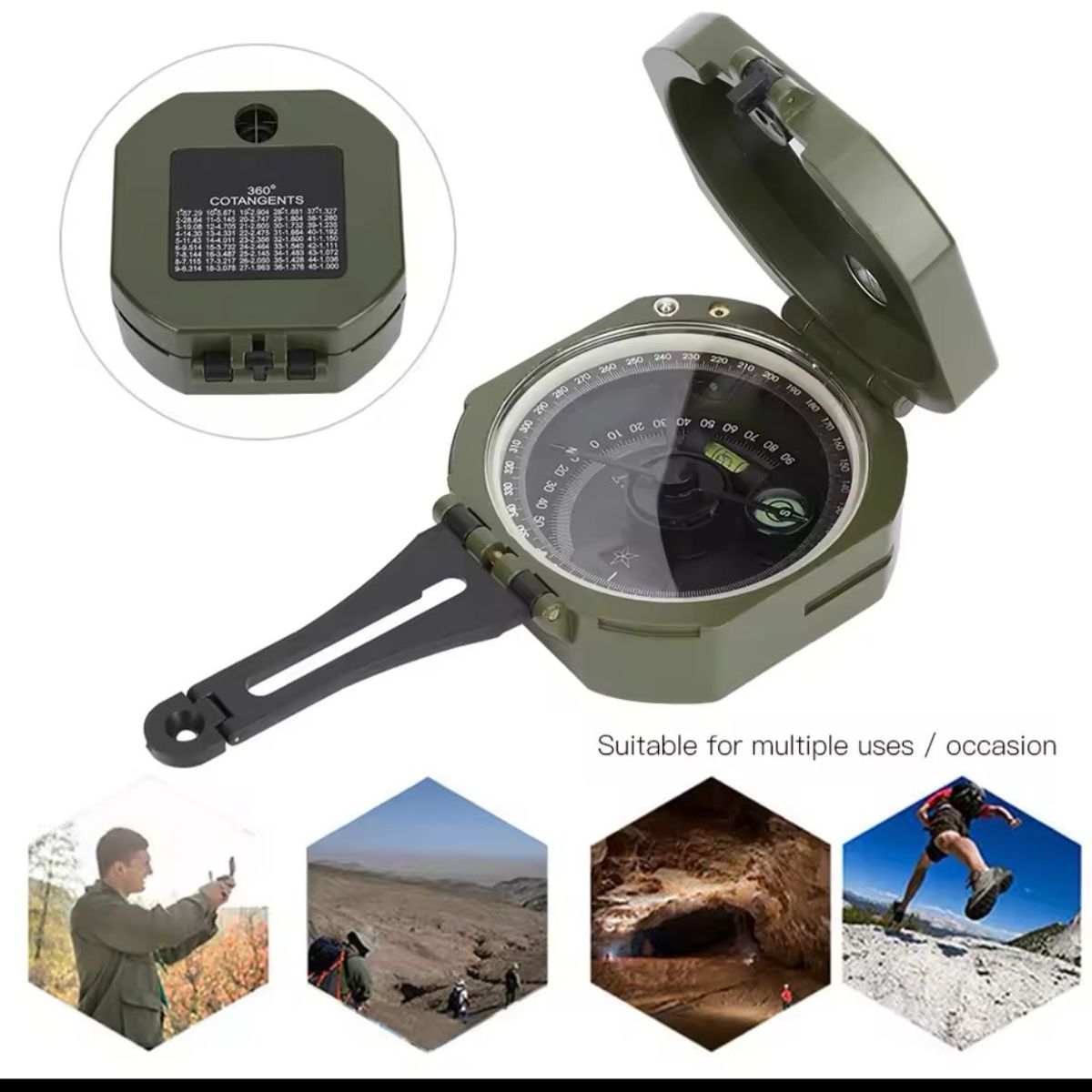 GENERICO - BRUJULA METALICA PROFESIONAL