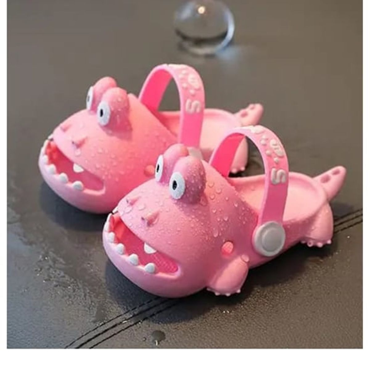 GENERICO - Sandalias Cocodrilo para niños Color Rosado