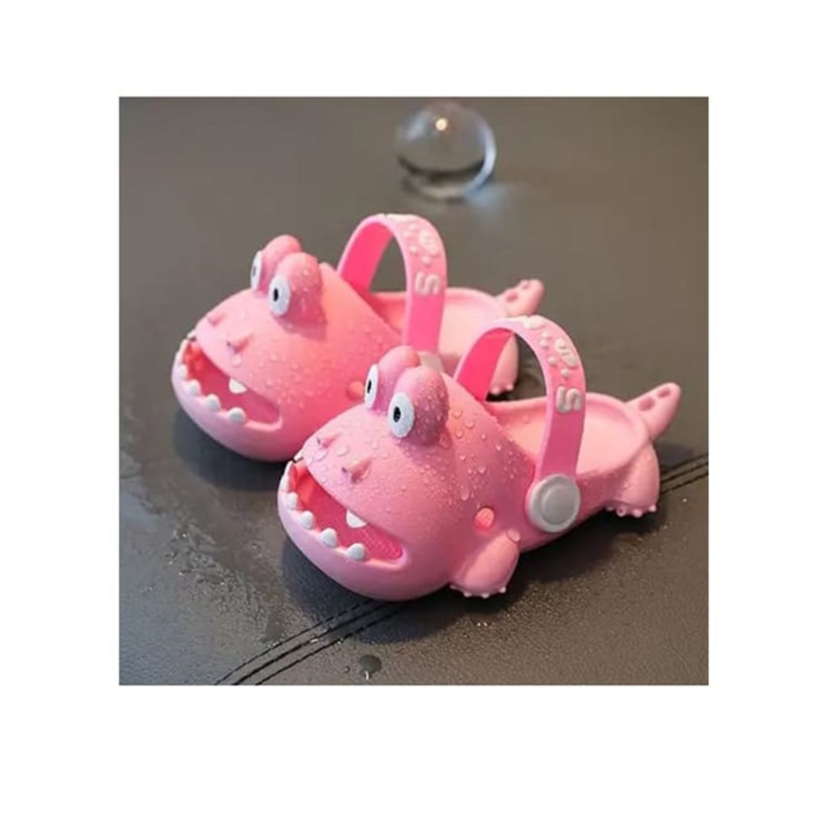 GENERICO - Sandalias Cocodrilo para niños Color Rosado