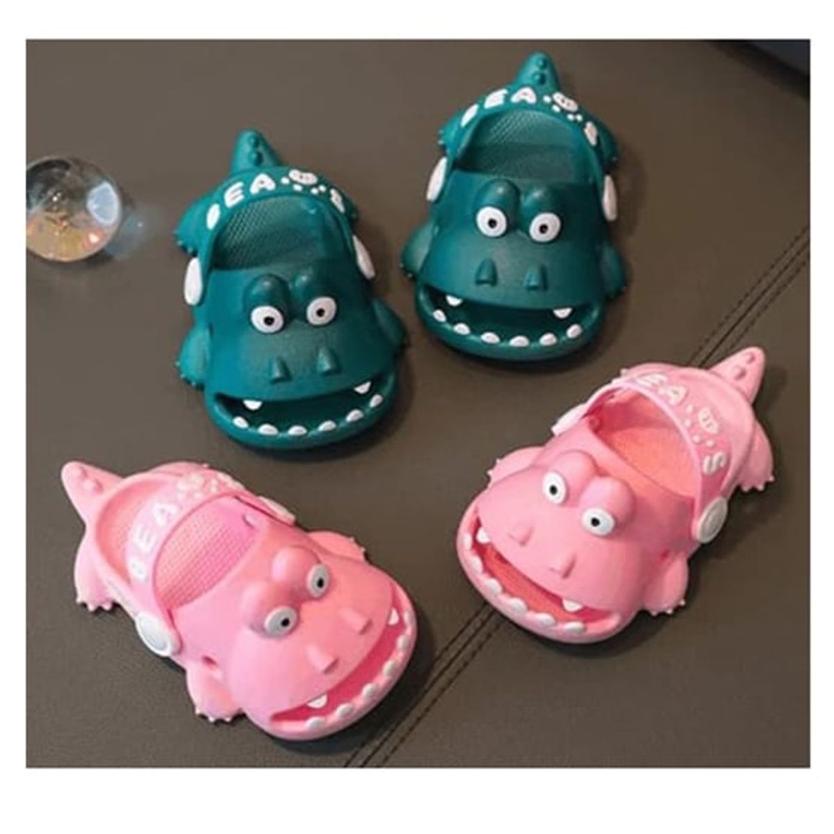 GENERICO - Sandalias Cocodrilo para niños Color Rosado