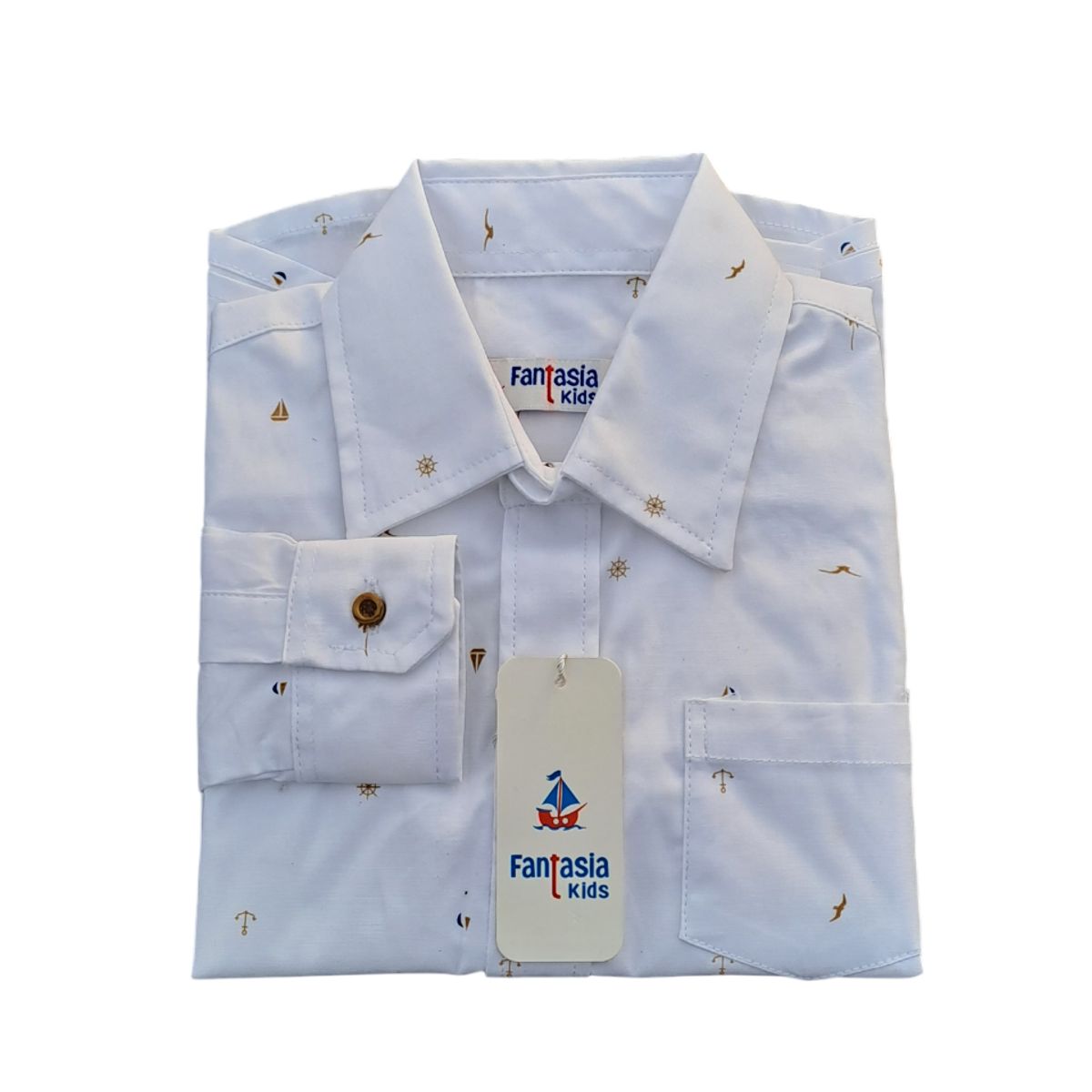 GENERICO - Camisa Niño Manga Larga Algodon