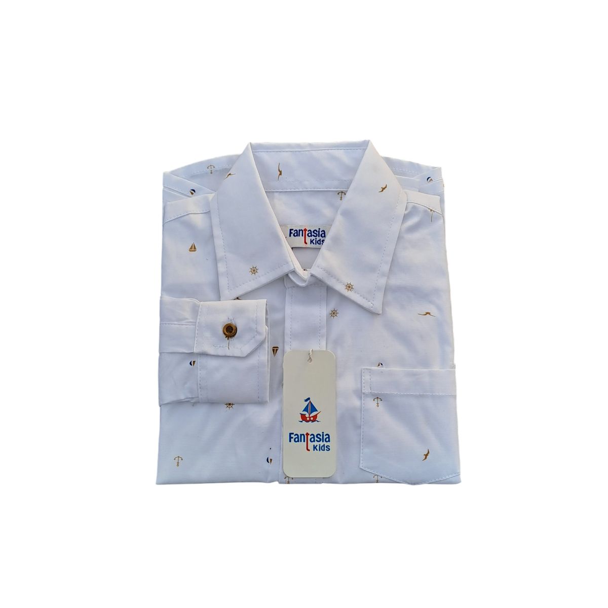 GENERICO - Camisa Niño Manga Larga Algodon