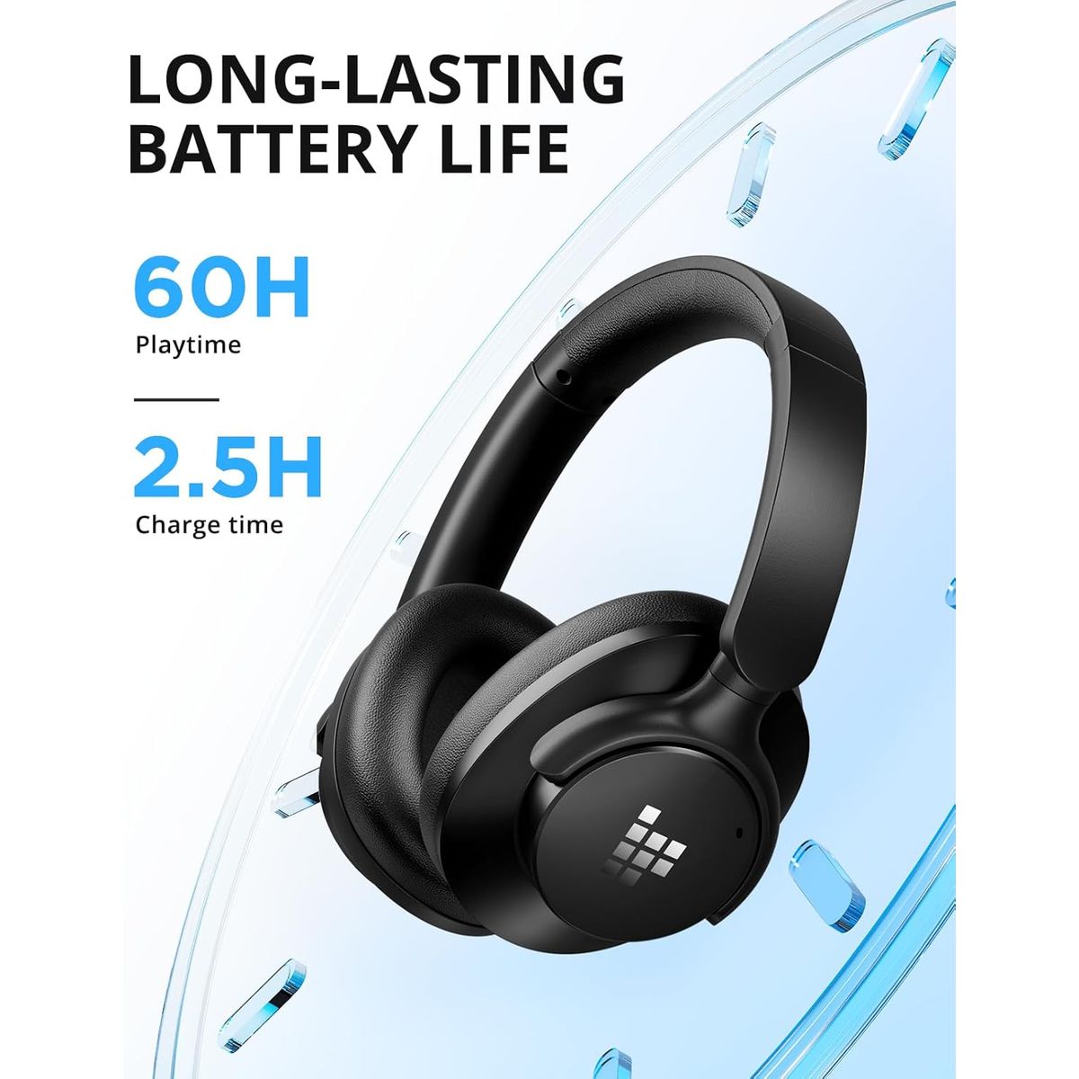 TRONSMART - Audifonos Bluetooth Tronsmart Q20 ANC Bluetooth 5.3 60 Horas